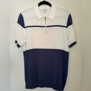 Reiss zip polo